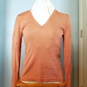 Banana Republic pink silk sweater, medium